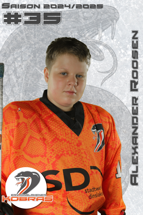 Player Card   2024 25   35   Alexander Roosen